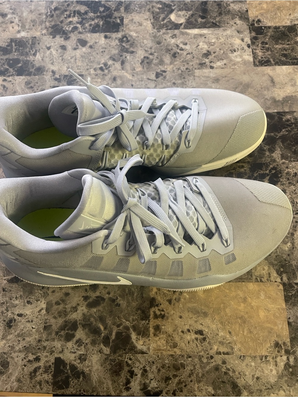 Nike Light Gray Low-Top Athletic Sneakers